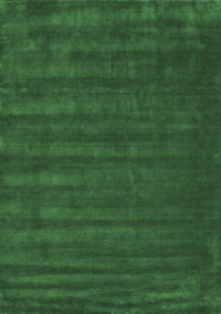 Abstract Emerald Green Contemporary Rug, con174emgrn