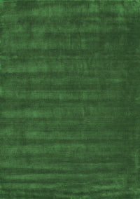 Abstract Green Contemporary Rug, con174grn