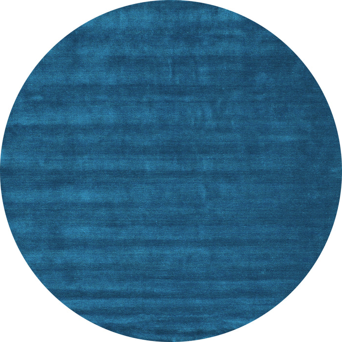 Round Machine Washable Abstract Light Blue Contemporary Rug, wshcon174lblu