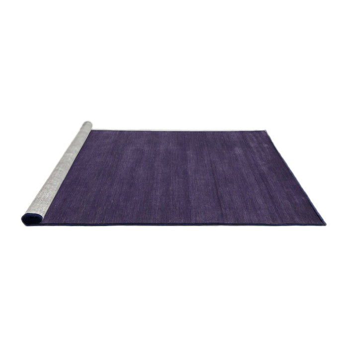Serging Thickness of Machine Washable Contemporary Purple Haze Purple Rug, wshcon175