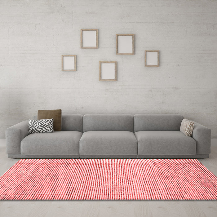 Contemporary Red Washable Rugs