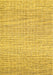 Abstract Yellow Contemporary Rug, con1750yw