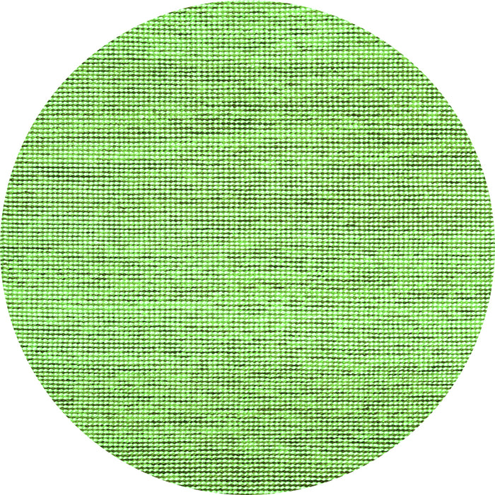 Square Abstract Green Contemporary Rug, con1750grn