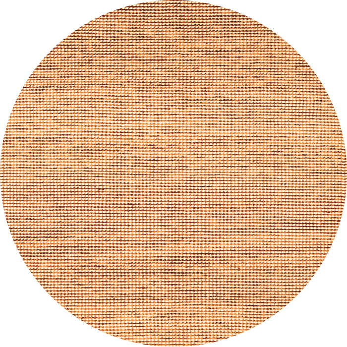 Square Abstract Orange Contemporary Rug, con1750org