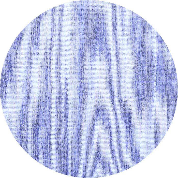 Round Abstract Blue Contemporary Rug, con1751blu