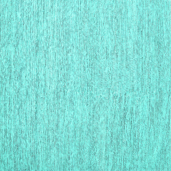 Square Abstract Turquoise Contemporary Rug, con1751turq