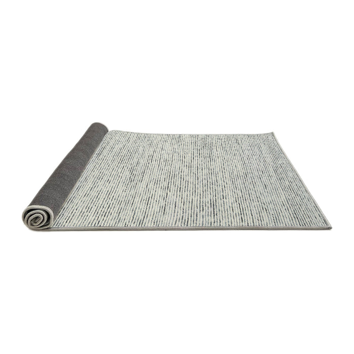 Thickness of Contemporary Dark Gray Modern Rug, con1752