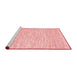 Contemporary Red Washable Rugs