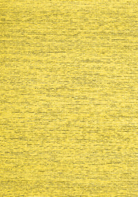 Abstract Yellow Contemporary Rug, con1752yw