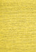 Abstract Yellow Contemporary Rug, con1752yw