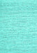 Machine Washable Abstract Turquoise Contemporary Area Rugs, wshcon1752turq