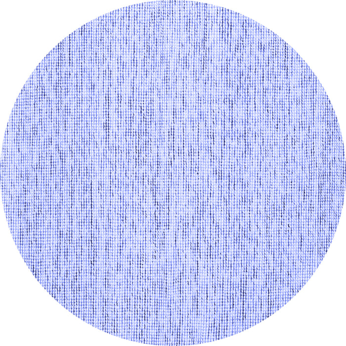 Round Abstract Blue Contemporary Rug, con1752blu
