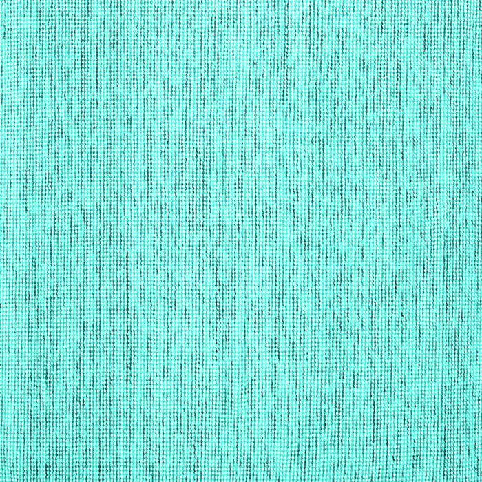 Square Abstract Turquoise Contemporary Rug, con1752turq