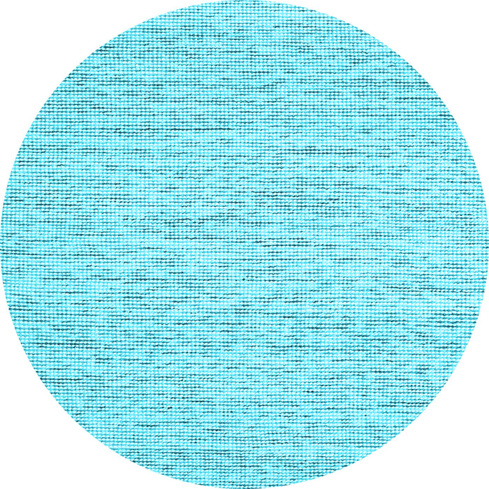 Round Machine Washable Abstract Light Blue Contemporary Rug, wshcon1752lblu