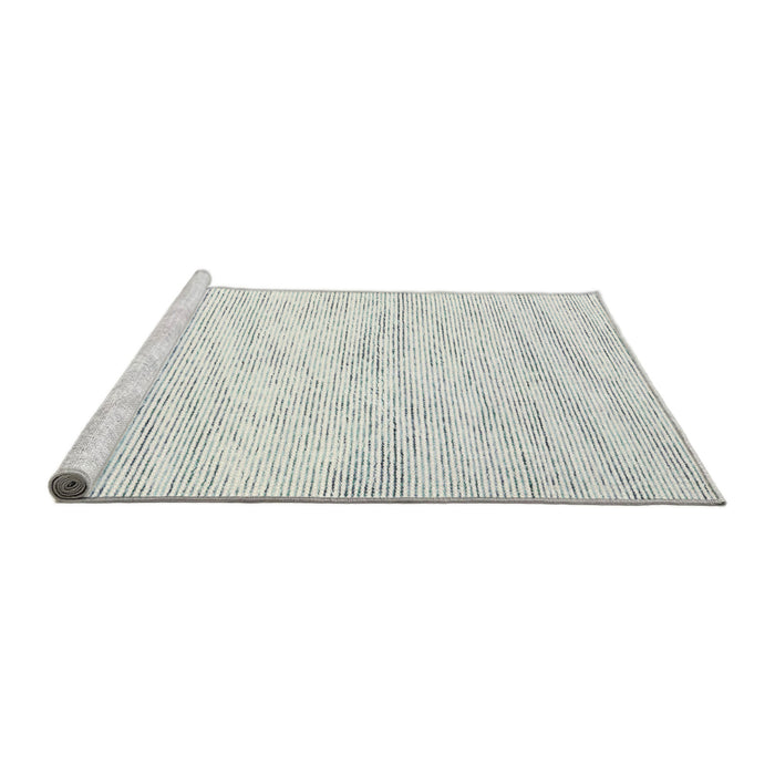 Serging Thickness of Machine Washable Contemporary Cloud Gray Rug, wshcon1753