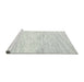 Serging Thickness of Machine Washable Contemporary Cloud Gray Rug, wshcon1753