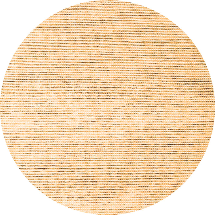 Square Abstract Orange Contemporary Rug, con1753org