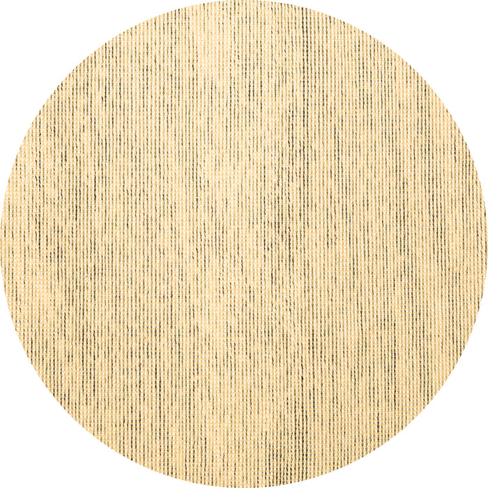 Round Abstract Brown Contemporary Rug, con1753brn
