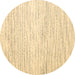 Round Abstract Brown Contemporary Rug, con1753brn