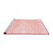 Contemporary Red Washable Rugs