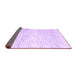 Sideview of Abstract Purple Contemporary Rug, con1753pur