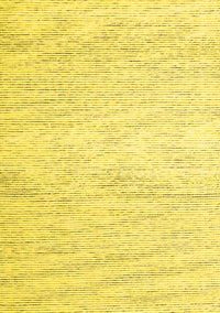 Abstract Yellow Contemporary Rug, con1753yw