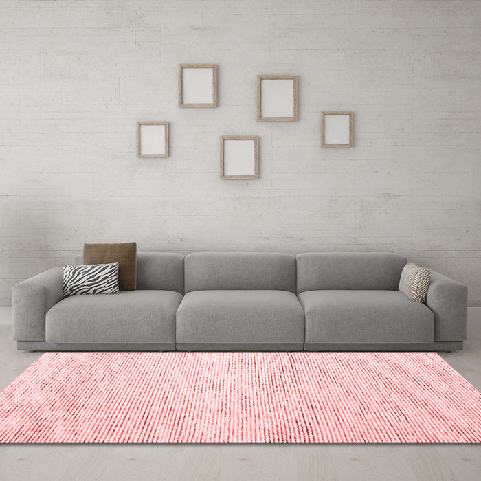 Contemporary Red Washable Rugs