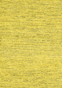 Abstract Yellow Contemporary Rug, con1754yw