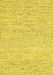 Abstract Yellow Contemporary Rug, con1754yw