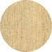 Round Machine Washable Abstract Brown Contemporary Rug, wshcon1754brn