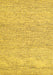 Abstract Yellow Contemporary Rug, con1755yw