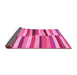 Sideview of Oriental Pink Traditional Rug, con1756pnk