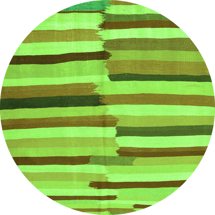 Machine Washable Oriental Green Traditional Area Rugs, wshcon1756grn