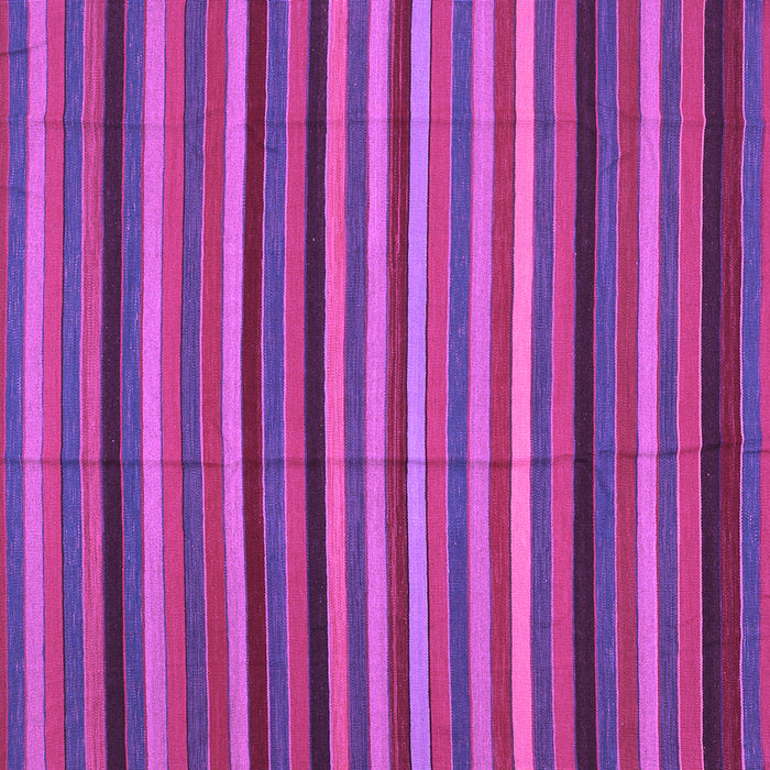 Square Machine Washable Southwestern Purple Country Area Rugs, wshcon1757pur