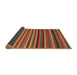 Sideview of Southwestern Brown Country Rug, con1757brn