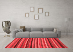 Country Red Washable Rugs