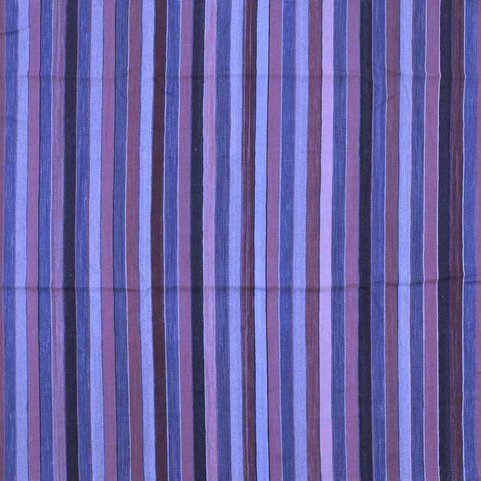 Square Machine Washable Southwestern Blue Country Rug, wshcon1757blu