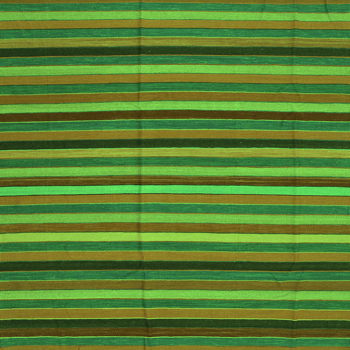 Serging Thickness of Southwestern Green Country Rug, con1757grn