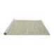 Serging Thickness of Machine Washable Contemporary Gold Rug, wshcon1758