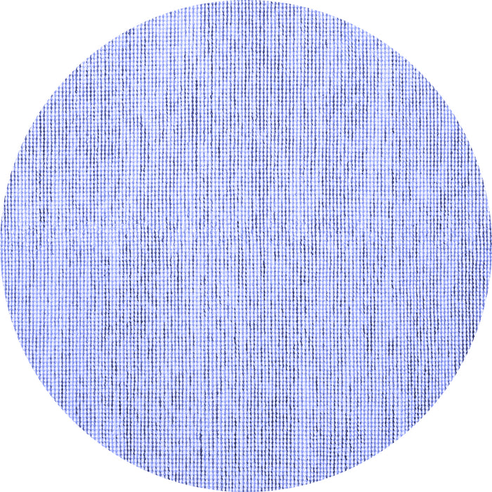 Round Abstract Blue Contemporary Rug, con1758blu