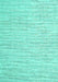 Machine Washable Abstract Turquoise Contemporary Area Rugs, wshcon1758turq