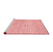 Contemporary Red Washable Rugs