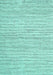 Machine Washable Abstract Turquoise Contemporary Area Rugs, wshcon1759turq