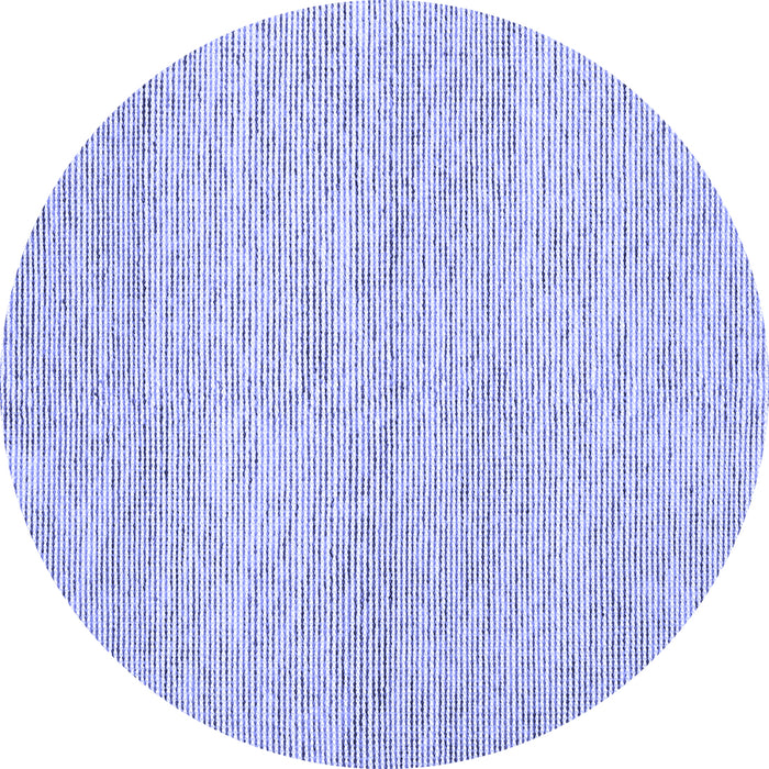 Round Abstract Blue Contemporary Rug, con1759blu