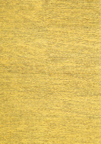 Abstract Yellow Contemporary Rug, con1759yw