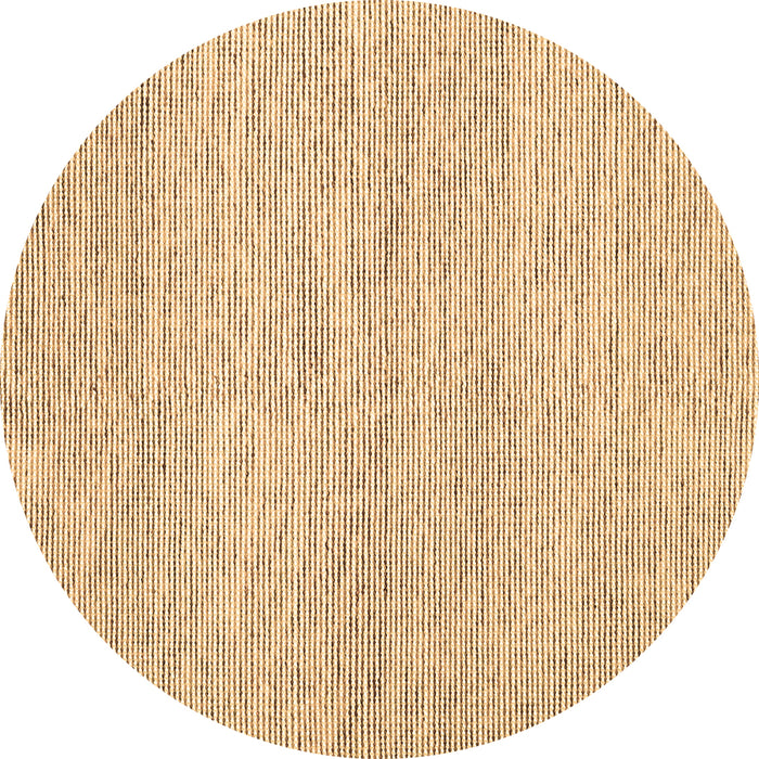 Round Abstract Brown Contemporary Rug, con1759brn