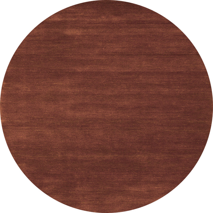 Square Abstract Orange Contemporary Rug, con175org