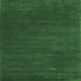 Square Abstract Emerald Green Contemporary Rug, con175emgrn