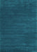 Abstract Turquoise Contemporary Rug, con175turq