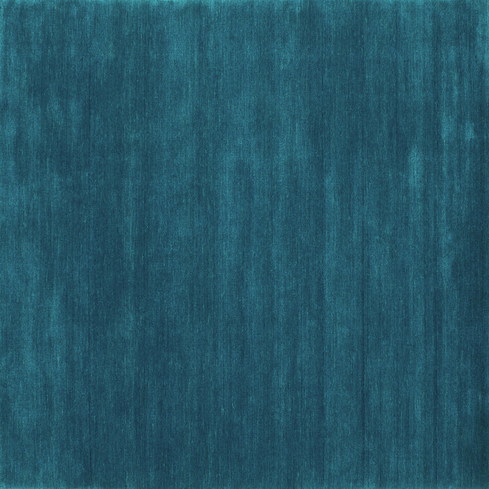 Square Abstract Turquoise Contemporary Rug, con175turq